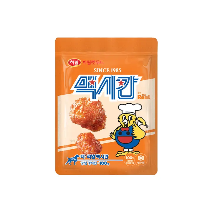 하림펫푸드 더리얼 DOG 맥시칸 양념 멍치킨, 100g, 1개