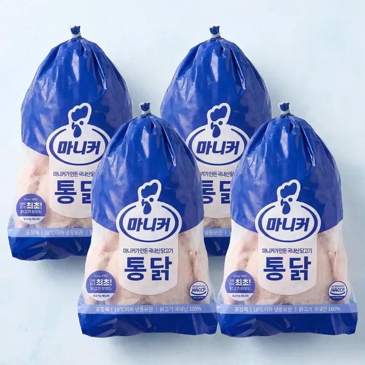 마니커 통닭 55호, 530g, 4개