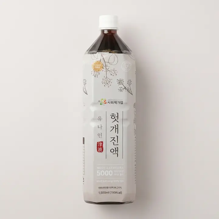 사회적기업 헛개진액, 1500ml, 1000개