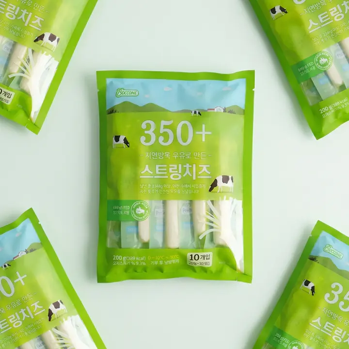 보꼬네 350+ 자연방목 우유로 만든 스트링치즈, 200g, 4개