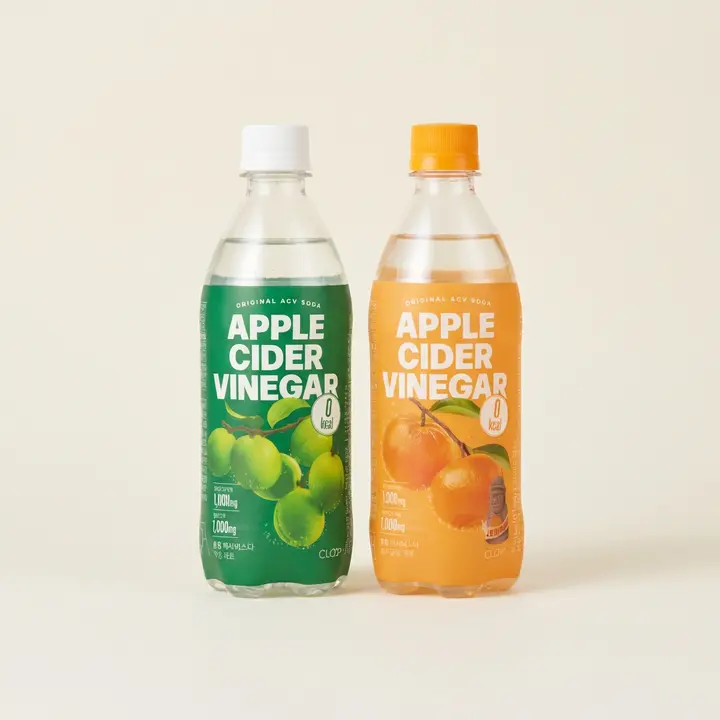 클룹 애사비소다, 매실, 500ml, 12개 + 제주감귤, 500ml, 12개, 1세트