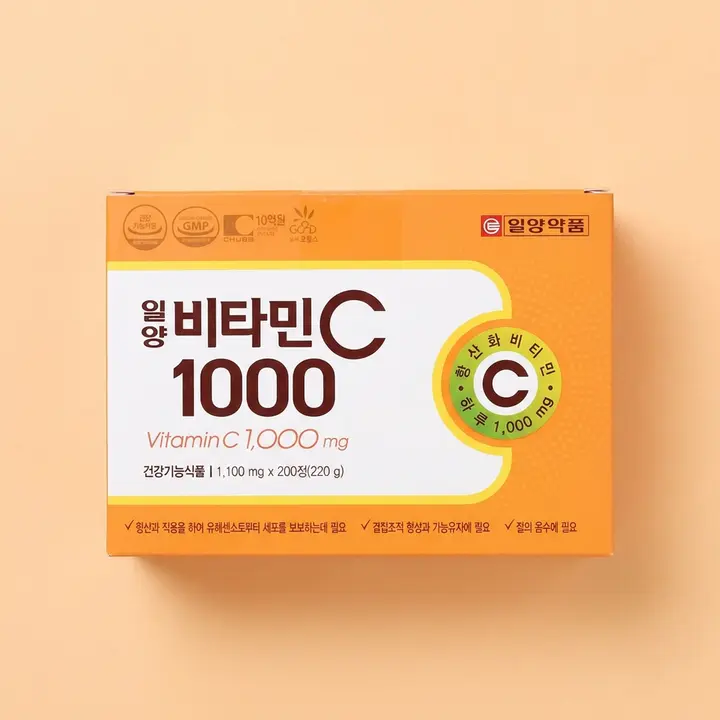 일양약품 비타민C 1000, 1100mg, 200정, 1개