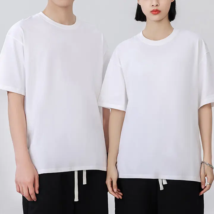 순면 20수 옆트임 레이어드 반팔 티셔츠, 화이트, M, 1개