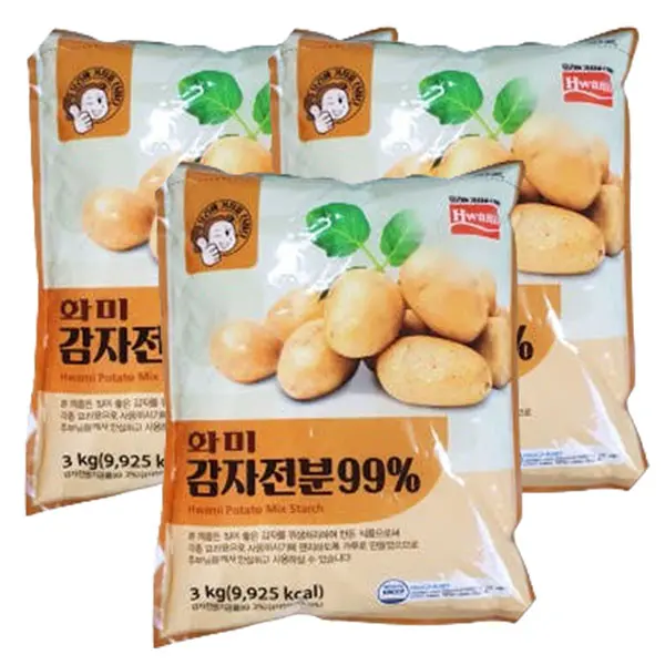 화미 감자전분99%, 3kg, 3개