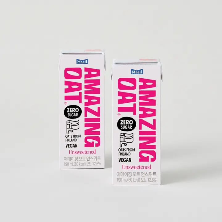어메이징 오트, 언스위트, 190ml, 24개