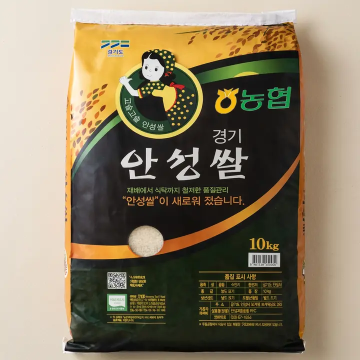 안성마춤농협 경기 안성쌀 수찬미, 특등급, 10kg, 1포