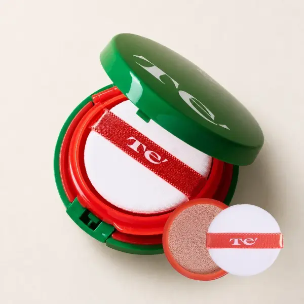 Te 풀초록35 톤업 선쿠션 기획, 본품 14g 1개 + 리필 14g 1개, 1세트