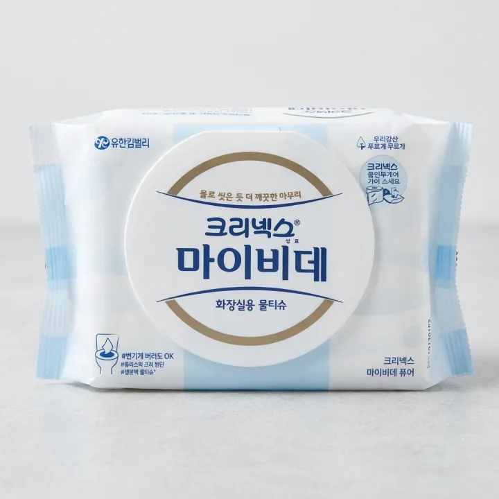 크리넥스 마이비데 퓨어 캡, 50매, 12팩