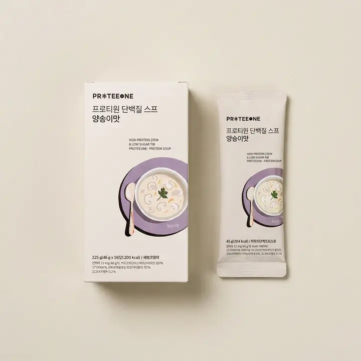 단백질 스프 양송이맛, 45g, 5개입, 2박스