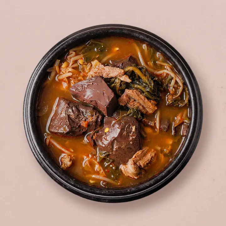 압도적 양평 한우 선지해장국, 1kg, 3개