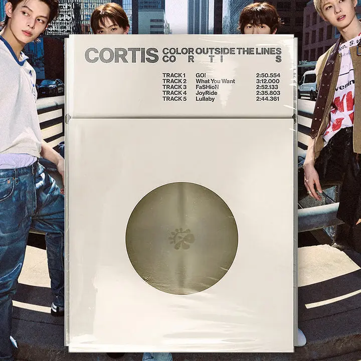 코르티스 앨범 싱잉볼 COLOR OUTSIDE THE LINES 왓유원 CORTIS 굿즈, 디스크 1개