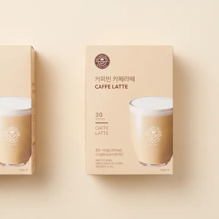 커피빈 카페 라떼, 14g, 30개입, 2개