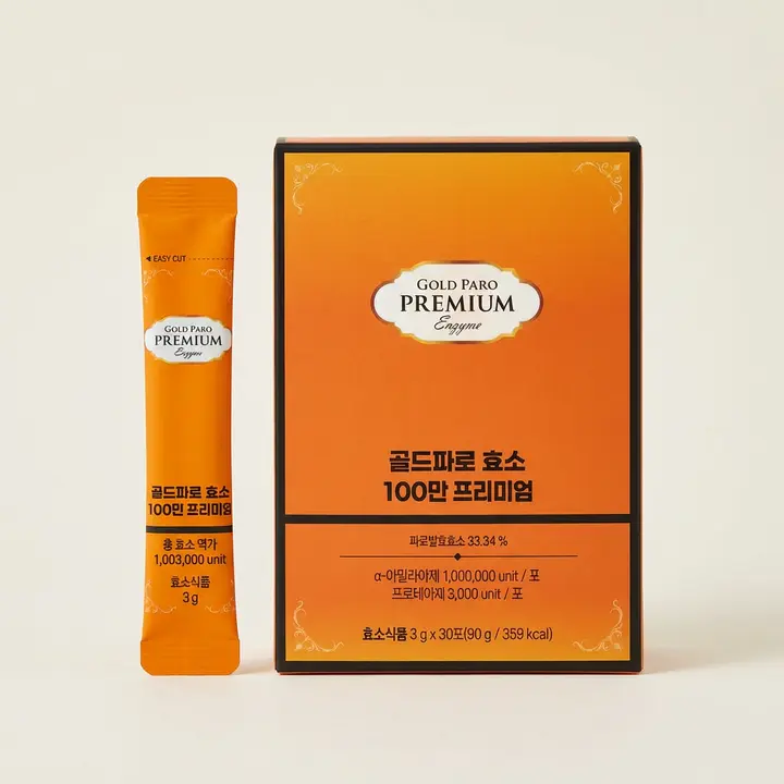 한미양행 골드 파로 효소 100만 프리미엄, 3g, 30포, 1박스