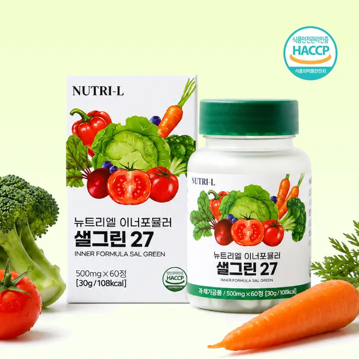 뉴트리엘 이너포뮬러 샐그린 27, 500mg, 60정, 1개