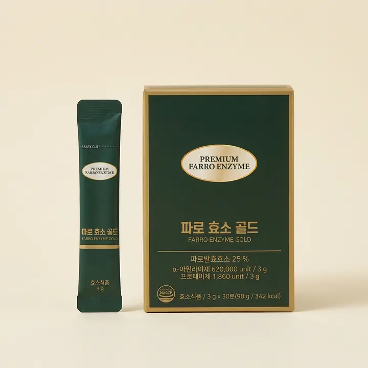 올바른 파로 효소 골드, 3g, 30포, 6박스