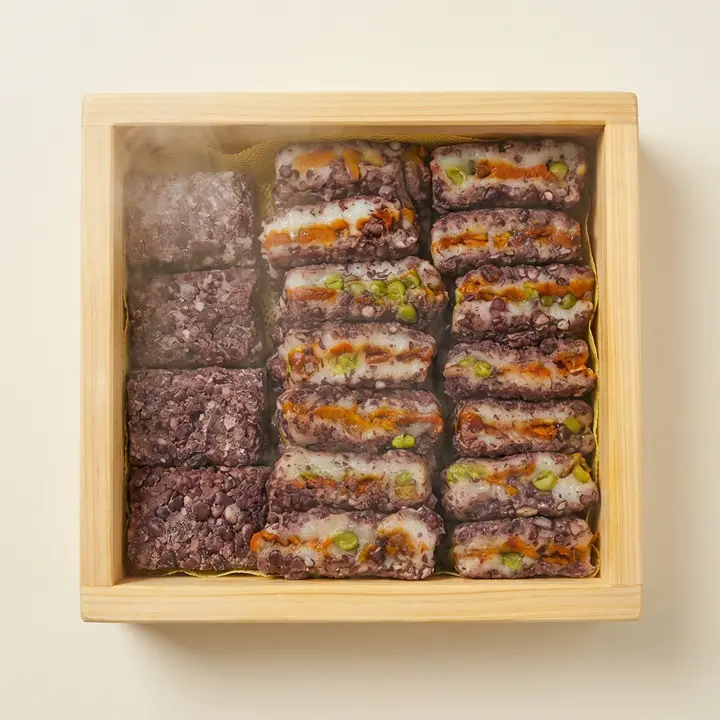농가살리기 통팥호박찰시루떡, 1kg, 1박스