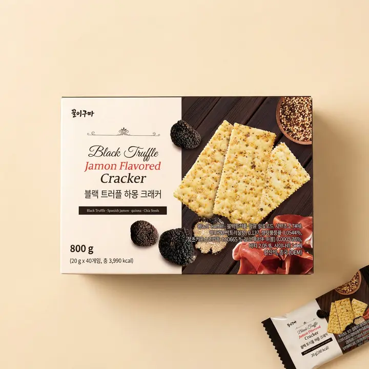 블랙 트러플 하몽 크래커, 20g, 40개입, 1개