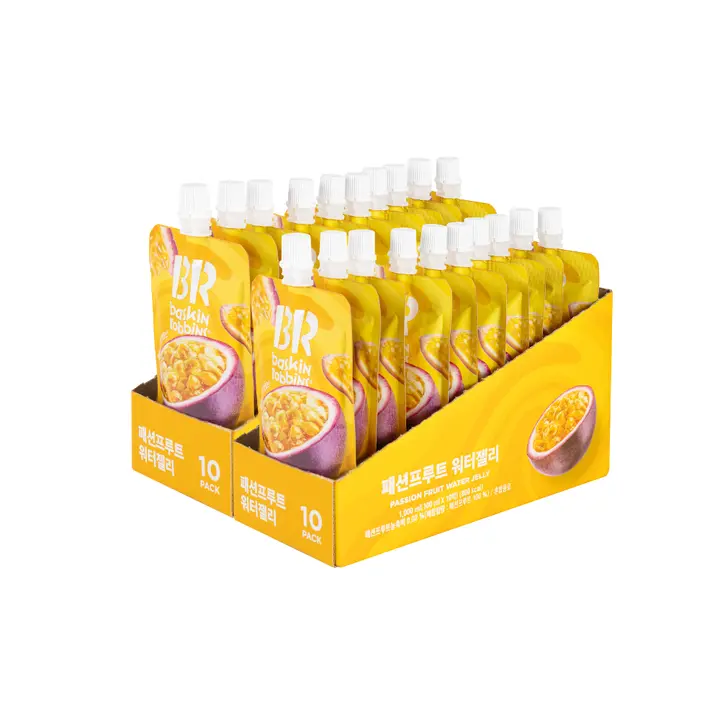 배스킨라빈스 패션푸르트 워터젤리, 100ml, 20개