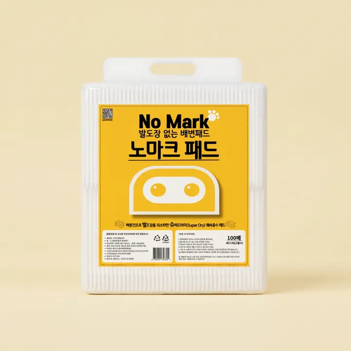 노마크 반려견 강아지 배변패드, 표준형 고흡수, 100매, 3개