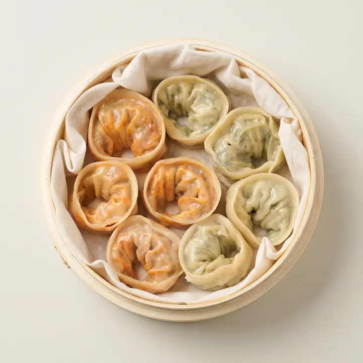 새싹원식품 허만두, 고기손만두, 1.4kg, 1개 + 김치손만두, 1.4kg, 1개