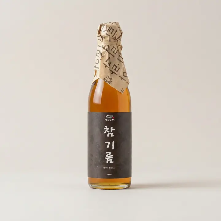 백년본가 참기름, 350ml, 4개