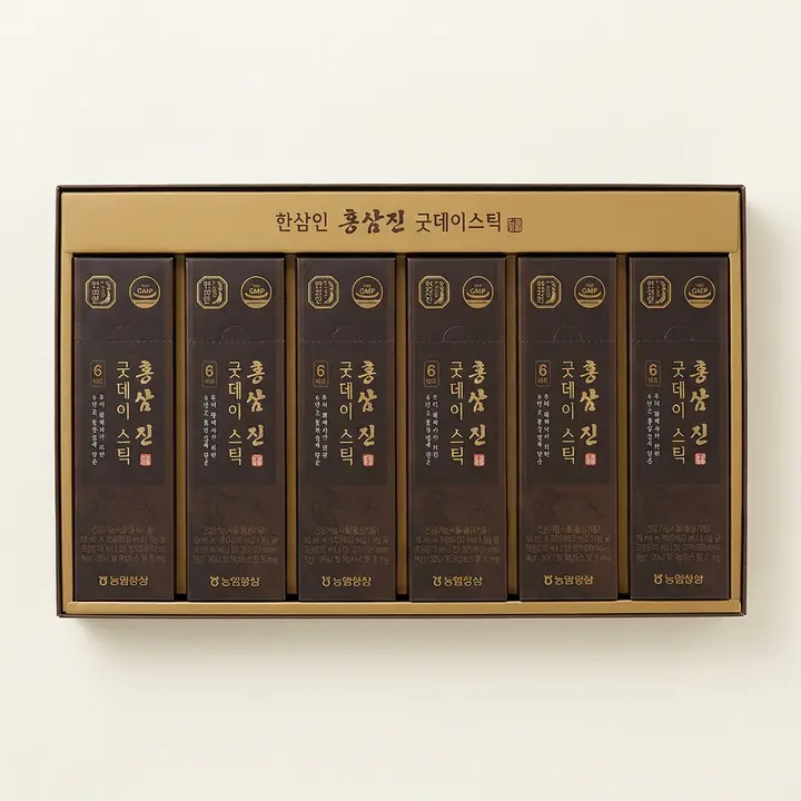 한삼인 홍삼진 굿데이 스틱, 10ml, 60포