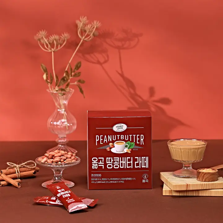 옳곡 땅콩버터 라떼, 20g, 20스틱, 1개