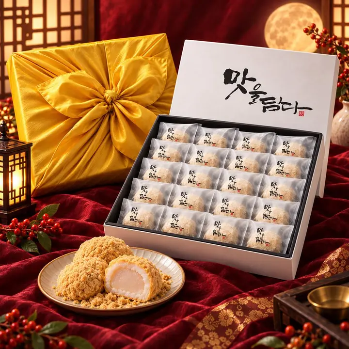 팔도서흥 앙금인절미 선물세트 황금보자기포함, 800g, 1개