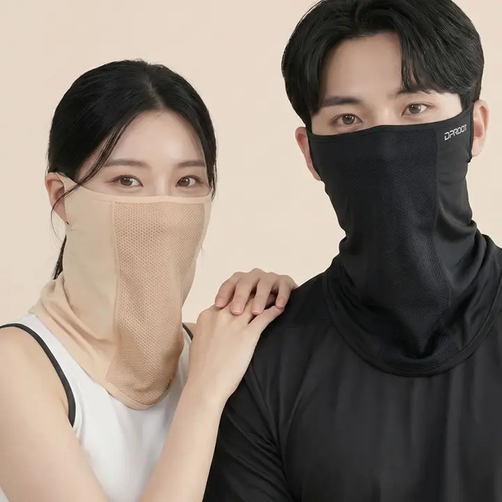 딥루트 자외선 차단 마스크, 블랙 1개 + 스킨 1개, 2개
