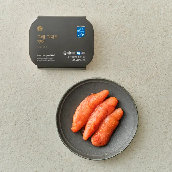 덕화명란 그때그대로 명란, 100g, 1개