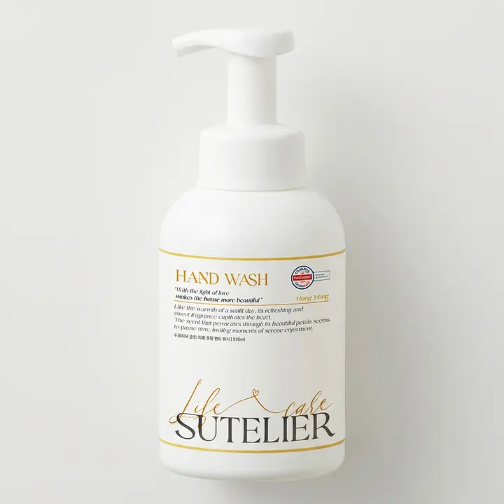 수뜰리에 클린 퍼퓸 포밍 핸드 워시, 일랑일랑향, 510ml, 1개