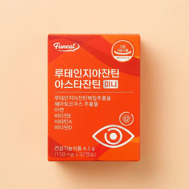 퍼니트 눈피로개선 루테인지아잔틴 아스타잔틴 미니, 30개, 4박스