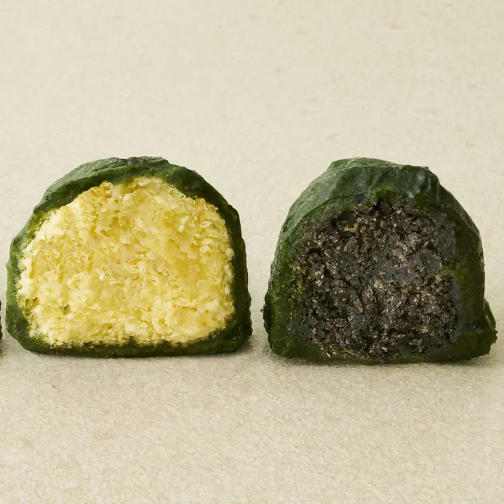 밀레의공방 주먹 쑥송편, 녹두 1kg + 흑임자 1kg, 1세트