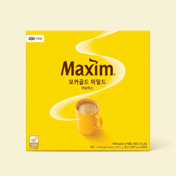맥심 모카골드 마일드 커피믹스, 12g, 400개입, 1개