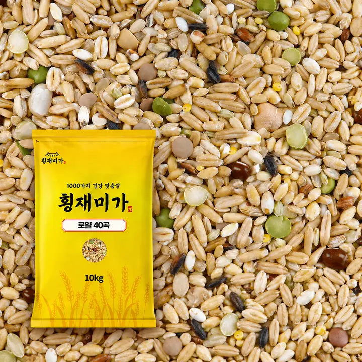 횡재미가 영양균형 40곡 혼합잡곡, 10kg, 1개
