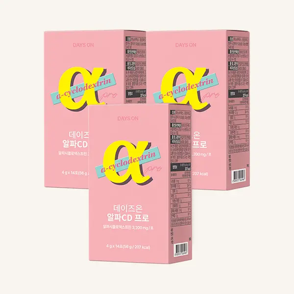 데이즈온 알파CD프로, 라즈베리맛, 4g, 14포, 3개