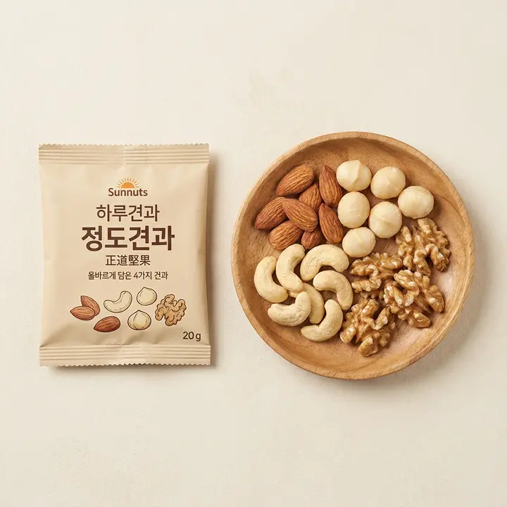 정도전과 정도견과, 20g, 50봉