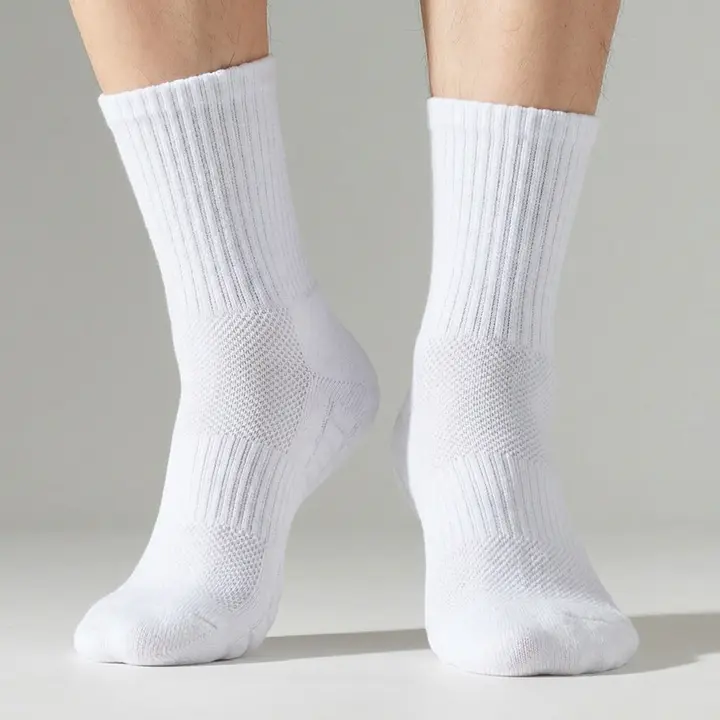 스포츠 쿠션 양말, 블랙, 장목, 10개