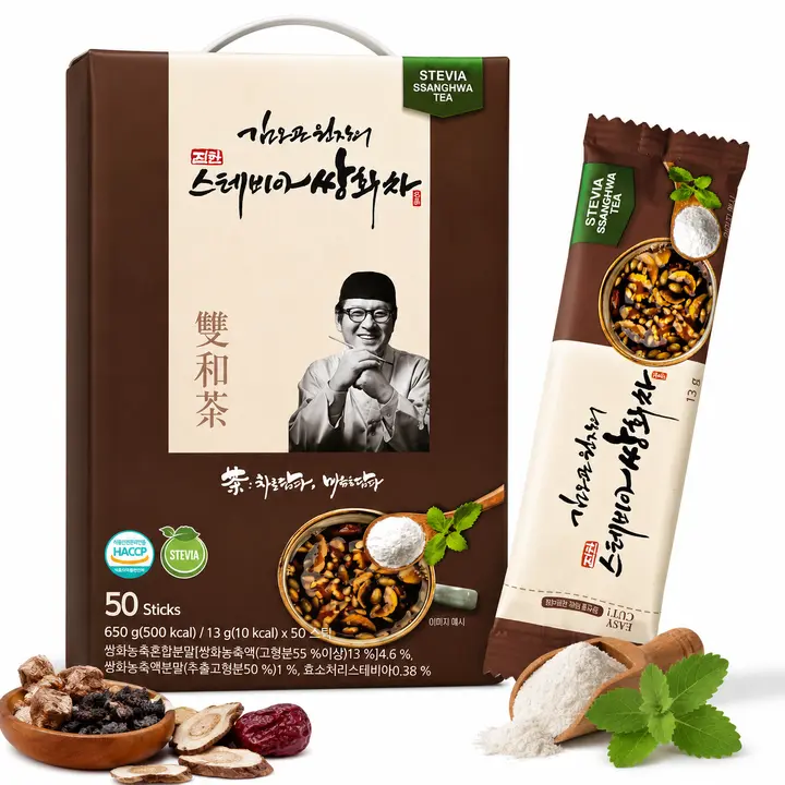 김오곤원장의 진한 스테비아 쌍화차, 13g, 50포, 2개