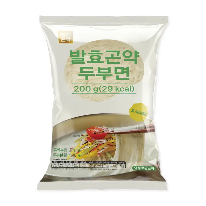 발효곤약 두부면, 200g, 10팩