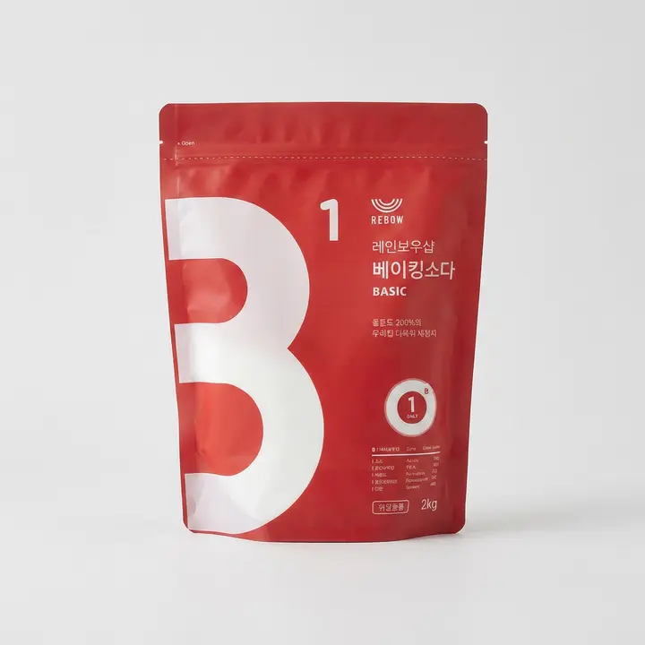 레인보우샵 베이킹소다 베이직, 2kg, 3개