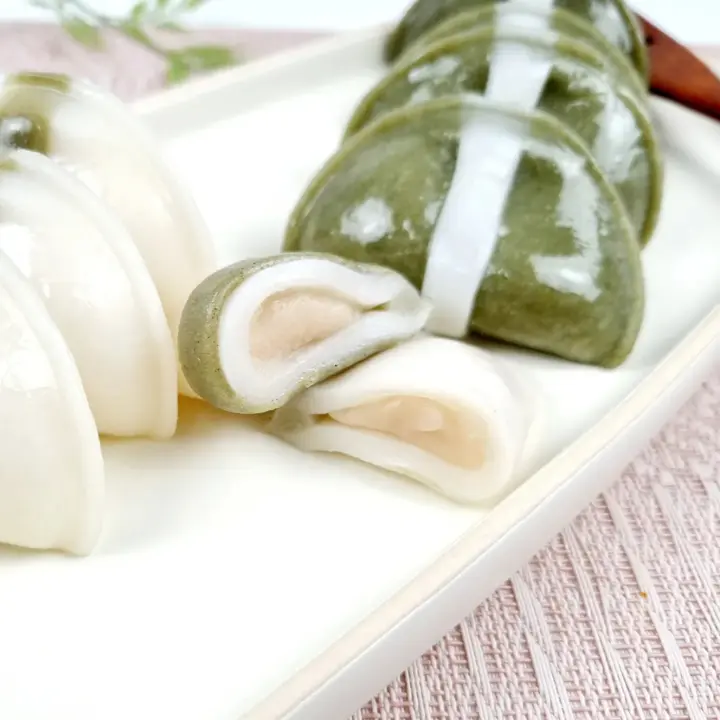 아끼니 떡공방 굳지않는 백미 쑥 2색 바람떡, 1kg, 1개