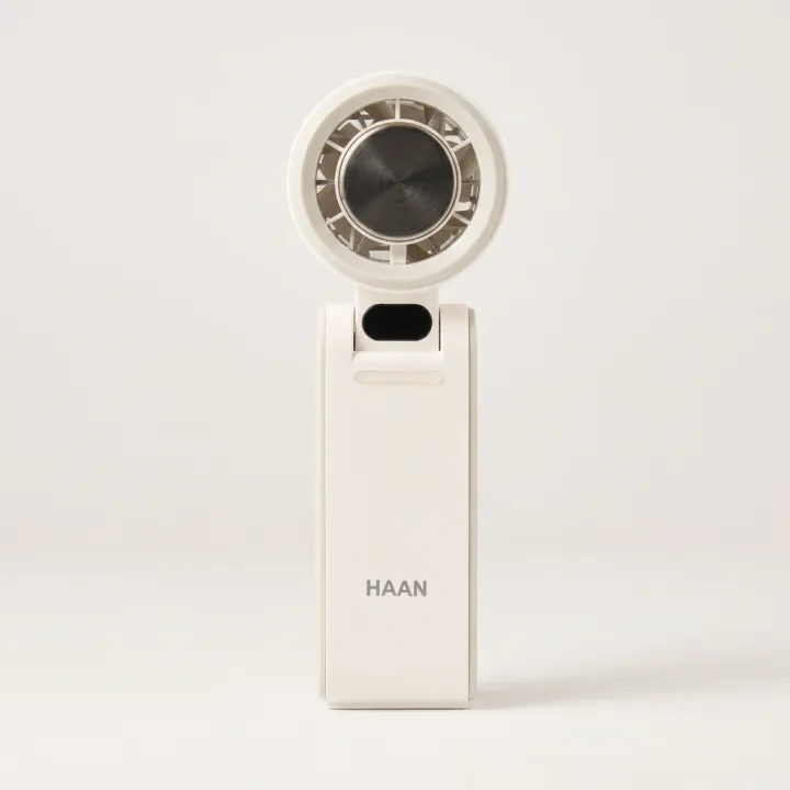 한경희 100단 터보 핸디 선풍기, HF-T50F, 밀키화이트, 1개