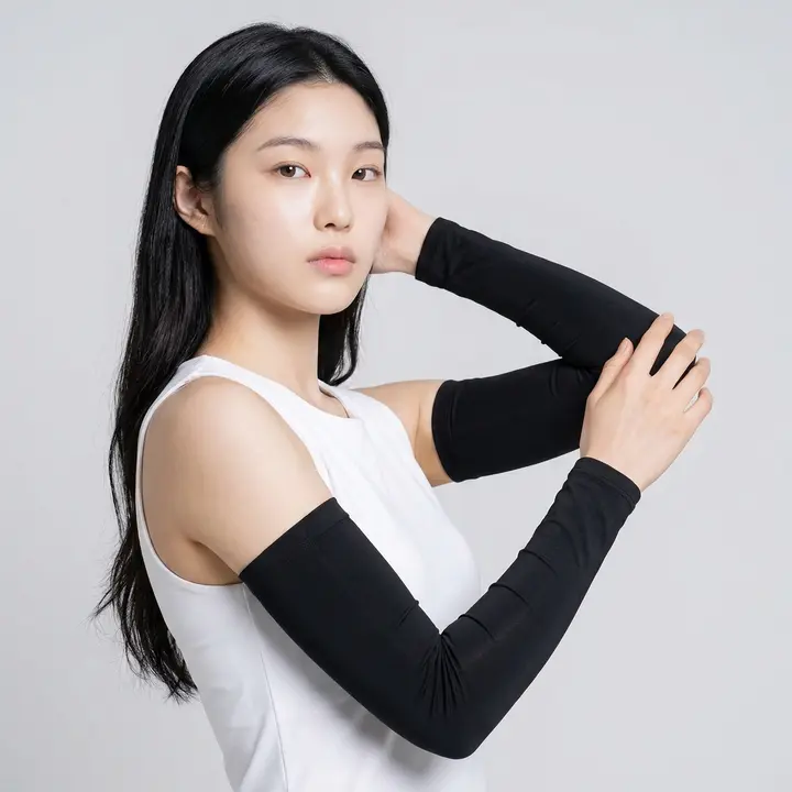 자외선차단 쿨토시, FREE, 블랙 3세트, 1개