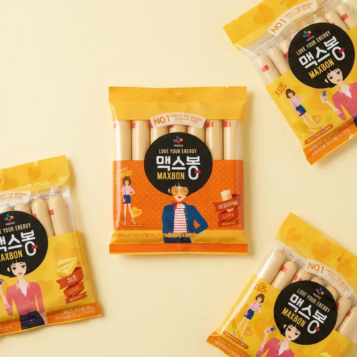 CJ제일제당 맥스봉 혼합세트, 오리지널 525g 2개 + 치즈 525g 2개, 1세트