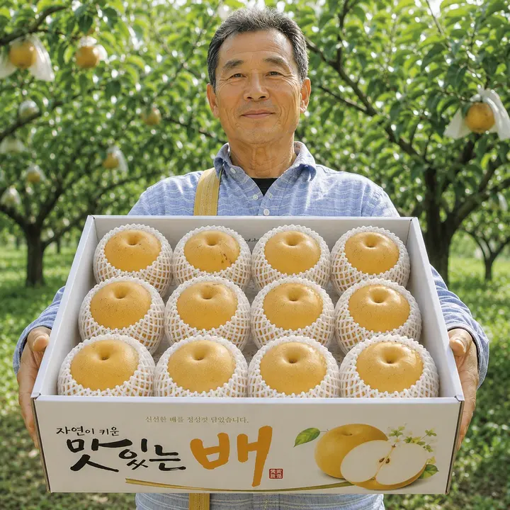 햇 나주배, 5kg, 1박스