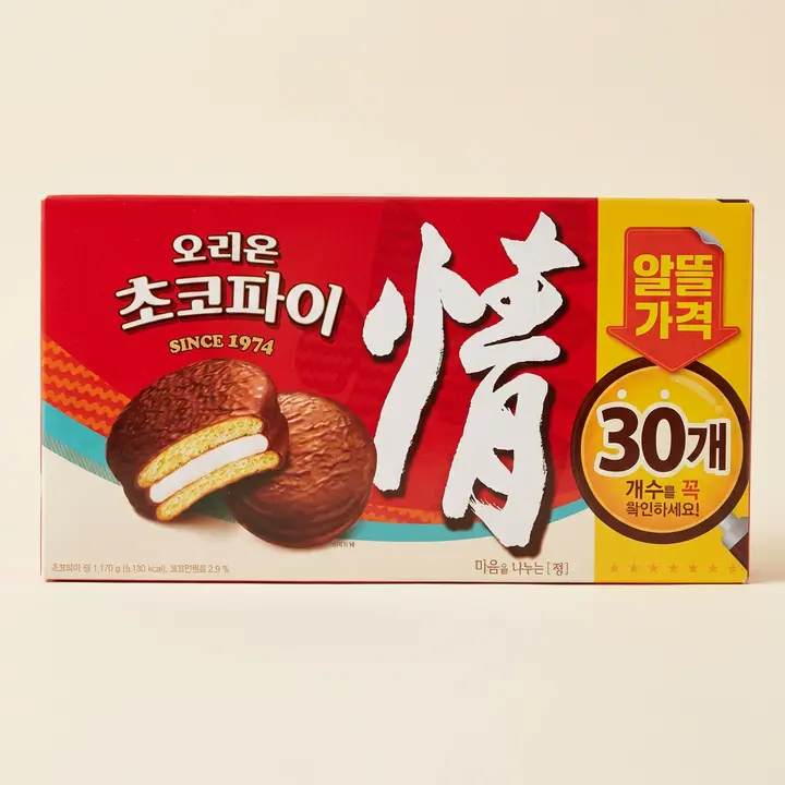 오리온 초코파이 정, 30개입, 1개