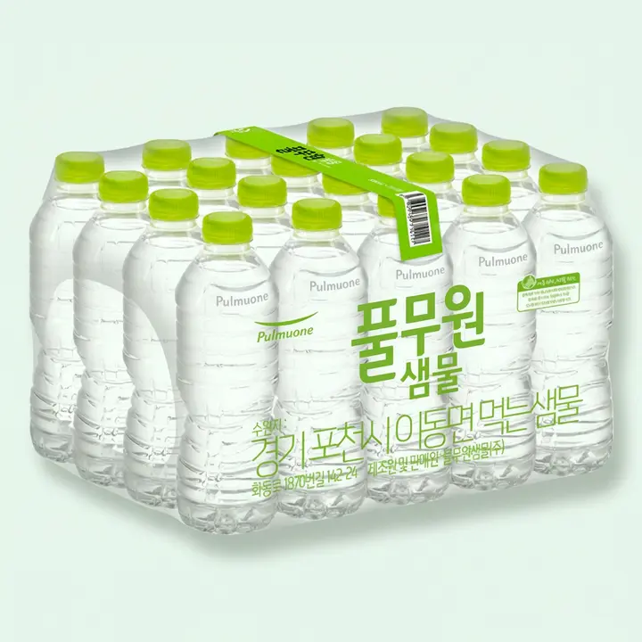 풀무원샘물 라벨 랜덤, 330ml, 40개