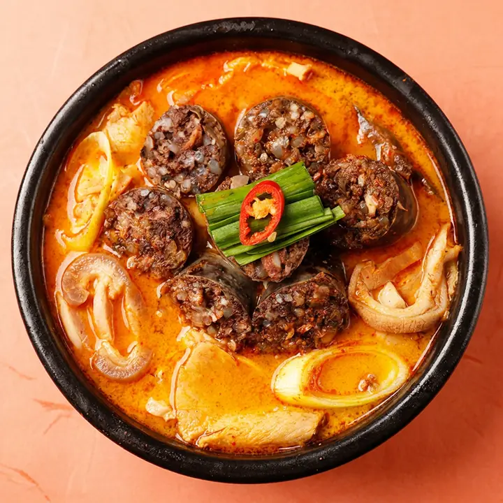 참도깨비 백암 얼큰 고기순대국, 640g, 4개
