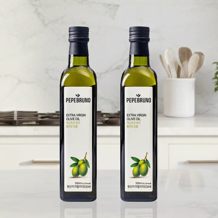 페페브루노 엑스트라버진 올리브오일, 500ml, 2개